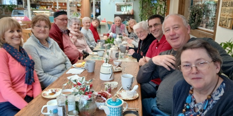 Older Adults at Afternoon Tea