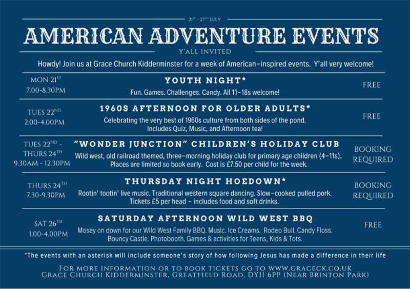 American Adventure Week Deets
