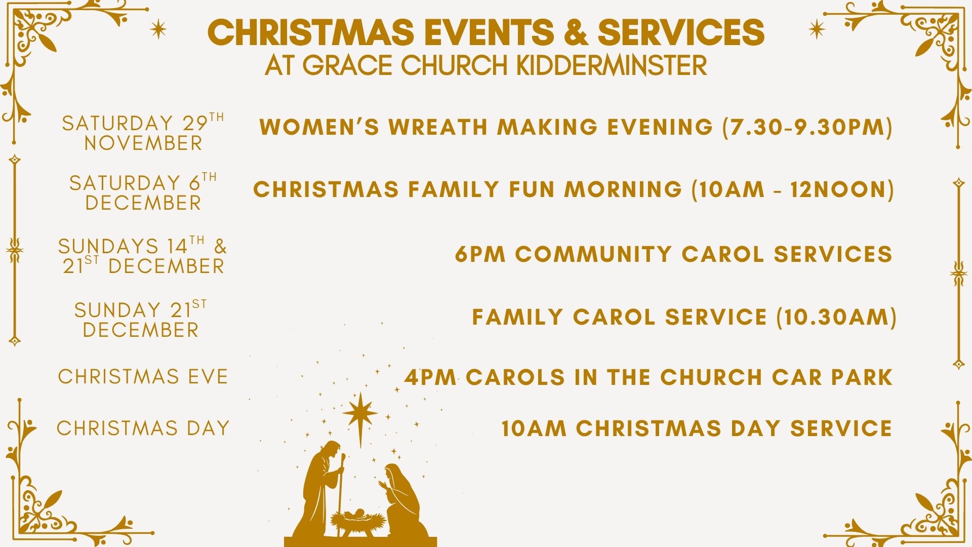 White Gold Elegant Christmas C